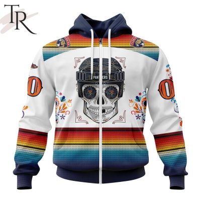 NHL Florida Panthers Special Design For Dia De Los Muertos Hoodie
