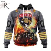 Nhl Florida Panthers Special Mix Kiss Band Design Hoodie Selfie Expert - demo10