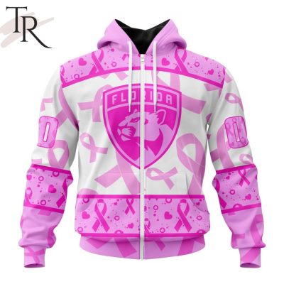 NHL Florida Panthers Special Pink October Breast Cancer Awareness Month Hoodie