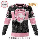 Nhl Florida Panthers Special Pink Paisley Design Hoodie Rocking Picture - demo10