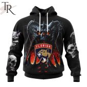 Nhl Florida Panthers Special Skull Art Design Hoodie You Look Cheerful Dear - demo10