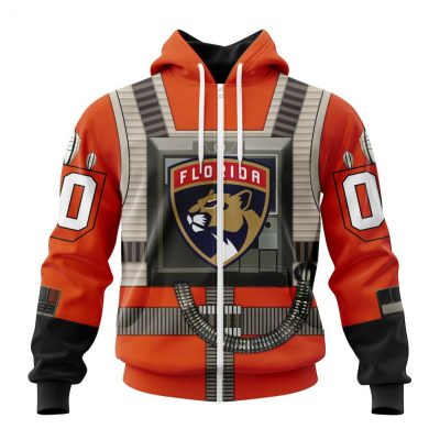NHL Florida Panthers Star Wars Rebel Pilot Design Personalized Hoodie