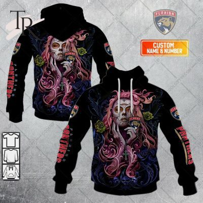 NHL Florida Panthers Tattoo Girl Artwork 2023 Unisex Hoodie, Tshirt