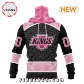 Nhl Los Angeles Kings Special Pink Fight Breast Cancer Design Hoodie Cool Dp - demo10