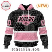 NHL Los Angeles Kings Special Pink Paisley Design Hoodie