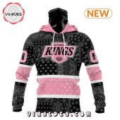 Nhl Los Angeles Kings Special Pink Paisley Design Hoodie Stunning - demo10