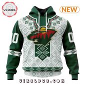 Nhl Minnesota Wild Native Heritage Hoodie Nice Pic - demo10