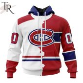 Nhl Montreal Canadiens Personalize 2023 Home Mix Away Hoodie Nice Photo Dude - demo10