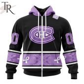 Nhl Montreal Canadiens Special Black And Lavender Hockey Fight Cancer Design Personalized Hoodie 2 Pjwgm.jpg - demo10