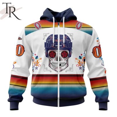 NHL Montreal Canadiens Special Design For Dia De Los Muertos Hoodie