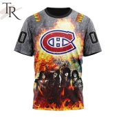 Nhl Montreal Canadiens Special Mix Kiss Band Design Hoodie Lovely Smile - demo10