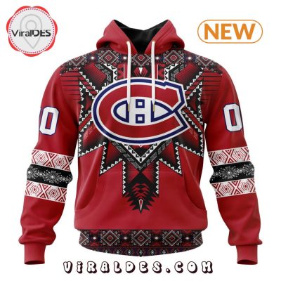NHL Montreal Canadiens Special Native Heritage Design Hoodie
