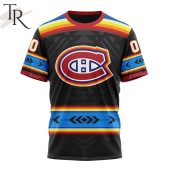 Nhl Montreal Canadiens Special Native Heritage Design Hoodie Nice Shot Bro - demo10
