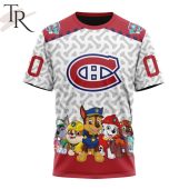 Nhl Montreal Canadiens Special Pawpatrol Design Hoodie Long Time - demo10