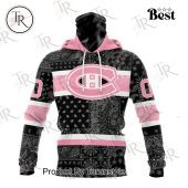 Nhl Montreal Canadiens Special Pink Paisley Design Hoodie Royal Pic Of Yours - demo10