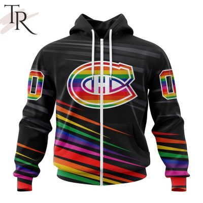NHL Montreal Canadiens Special Pride Design Hockey Is For Everyone Hoodie