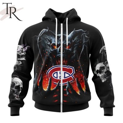 NHL Montreal Canadiens Special Skull Art Design Hoodie