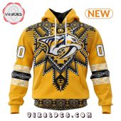 Nhl Nashville Predators Special Native Heritage Design Hoodie Good Look Mam - demo10