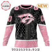 Nhl Nashville Predators Special Pink Paisley Design Hoodie Speechless - demo10
