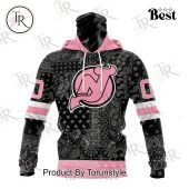 Nhl New Jersey Devils Special Pink Paisley Design Hoodie You Look Elegant Man - demo10
