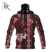 Nhl New Jersey Devils Special Skull Native Design Hoodie Beauty Queen - demo10