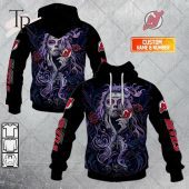 Nhl New Jersey Devils Tattoo Girl Artwork 2023 Unisex Hoodie, Tshirt Stunning - demo10