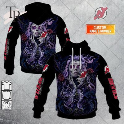 NHL New Jersey Devils Tattoo Girl Artwork 2023 Unisex Hoodie, Tshirt