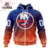 Nhl New York Islanders Special Autism Awareness Design Hoodie You Look Lazy - demo10
