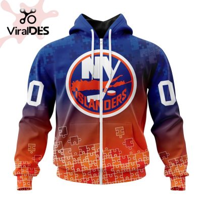 NHL New York Islanders Special Autism Awareness Design Hoodie