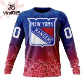 Nhl New York Rangers Special Autism Awareness Design Hoodie Good Look Mam - demo10
