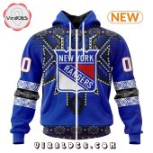 Nhl New York Rangers Special Native Heritage Design Hoodie Nice Shot Bro - demo10