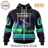 Nhl New York Rangers Special Northern Lights Hoodie You Are Always Best Dear - demo10