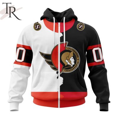 NHL Ottawa Senators Personalize 2023 Home Mix Away Hoodie