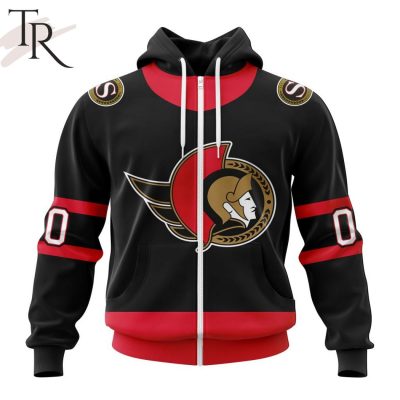 NHL Ottawa Senators Personalized 2023 Home Kits Hoodie