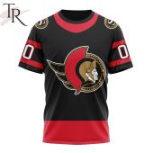 Nhl Ottawa Senators Personalized 2023 Home Kits Hoodie Natural And Awesome - demo10