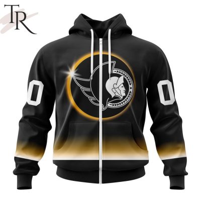 NHL Ottawa Senators Special Eclipse Design Hoodie
