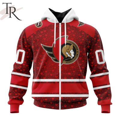 NHL Ottawa Senators Special Gift For Valentines Day Hoodie