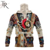 Nhl Ottawa Senators Special Native Costume Design Hoodie Best Couple On Earth - demo10