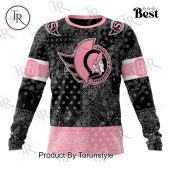 Nhl Ottawa Senators Special Pink Paisley Design Hoodie Out Of The World - demo10