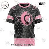 Nhl Ottawa Senators Special Pink Paisley Design Hoodie Unique And Sober - demo10
