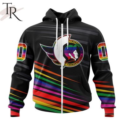 NHL Ottawa Senators Special Pride Design Hockey Is For Everyone Hoodie