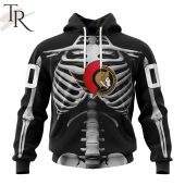 Nhl Ottawa Senators Special Skeleton Costume For Halloween Hoodie Super Sober - demo10