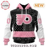 Nhl Philadelphia Flyers Special Pink Paisley Design Hoodie Nice Pic - demo10