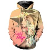 Lady Gaga Style Pullover Hoodie