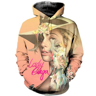 Lady Gaga Style Pullover Hoodie