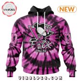 Nhl Pittsburgh Penguins Special Pink F!ck Cancer Design Hoodie Super Sober - demo10