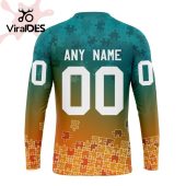 Nhl San Jose Sharks Special Autism Awareness Design Hoodie Nice Shot Bro - demo10