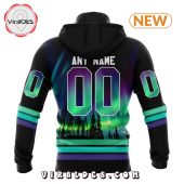 Nhl San Jose Sharks Special Northern Lights Hoodie Eye Soothing Picture Dear - demo10