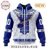 Nhl St. Louis Blues Native Heritage Hoodie Stand Easy Bro - demo10