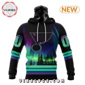 Nhl St. Louis Blues Special Northern Lights Hoodie You Look Fresh In Nature - demo10